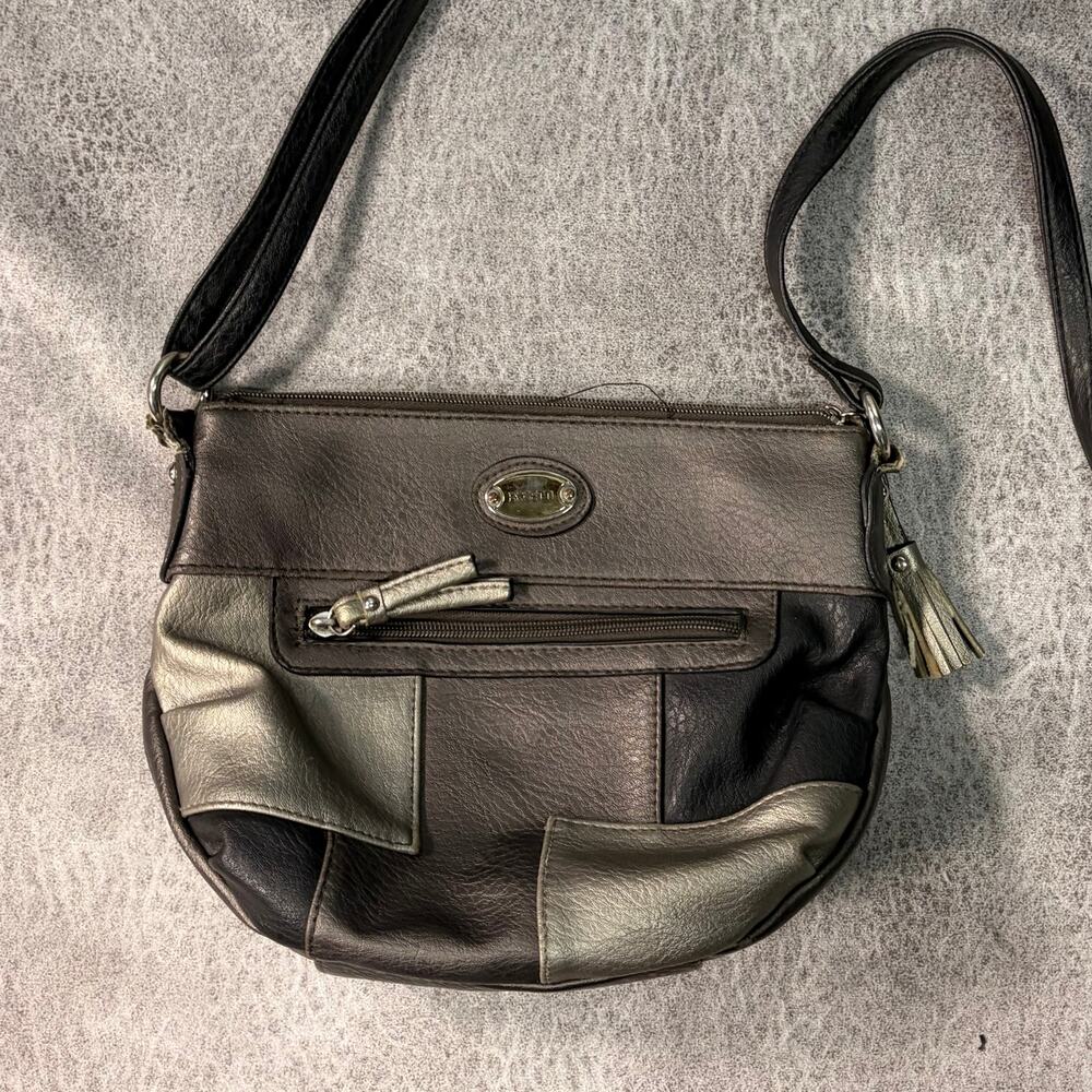 Rosetti Leather Patchwork Crossbody Bag - image 1